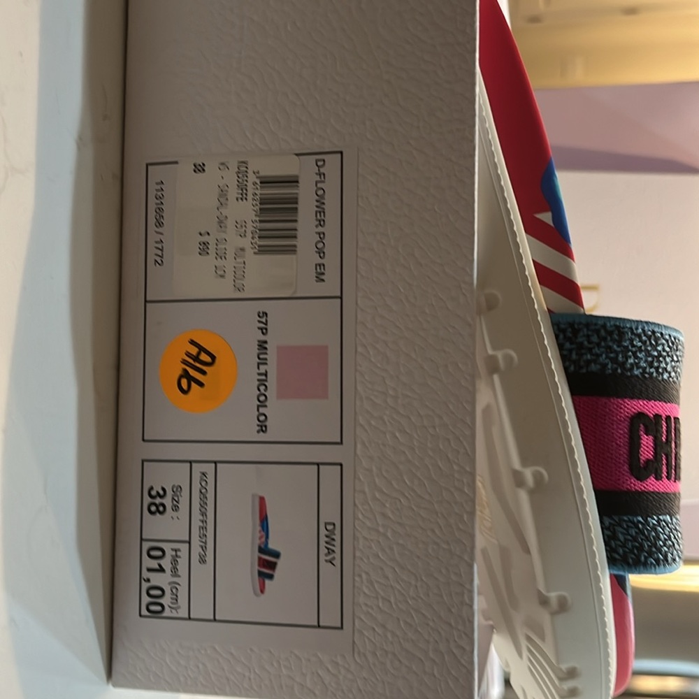 DIOR Sandal DWAY Slide 100% Authentic - Picture 4 of 10